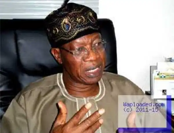 How We’ll Create Jobs Through 365 Festivals In Nigeria – Lai Mohammed